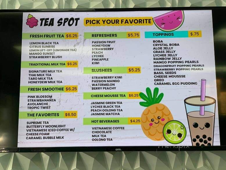 Tea Spot - Port St. Lucie, FL menu_pic