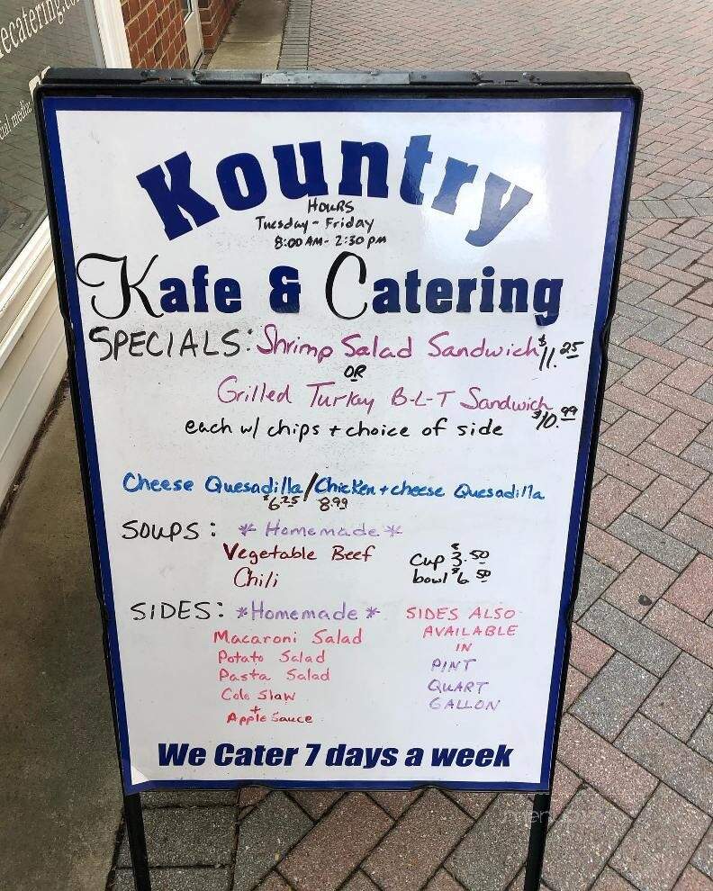 Kountry Kafe and Katering - Westminster, MD