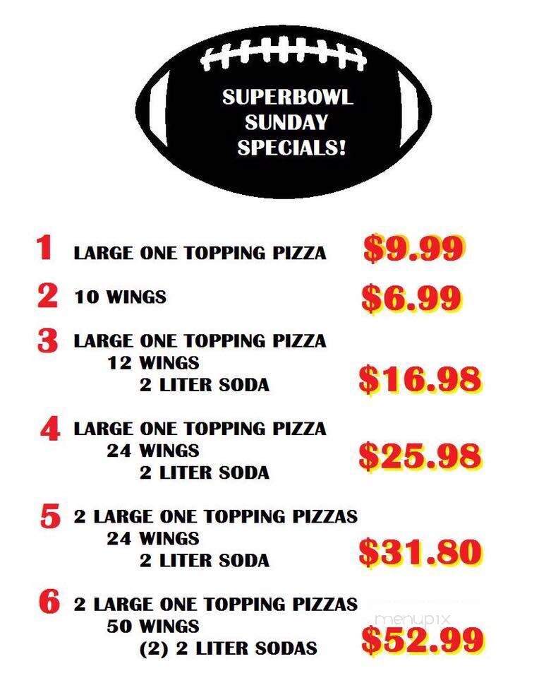 Andy's Pizza - Ranson, WV menu_pic