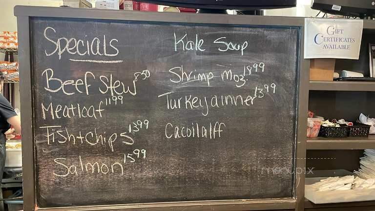 Gina's Restaurant - Fall River, MA menu_pic