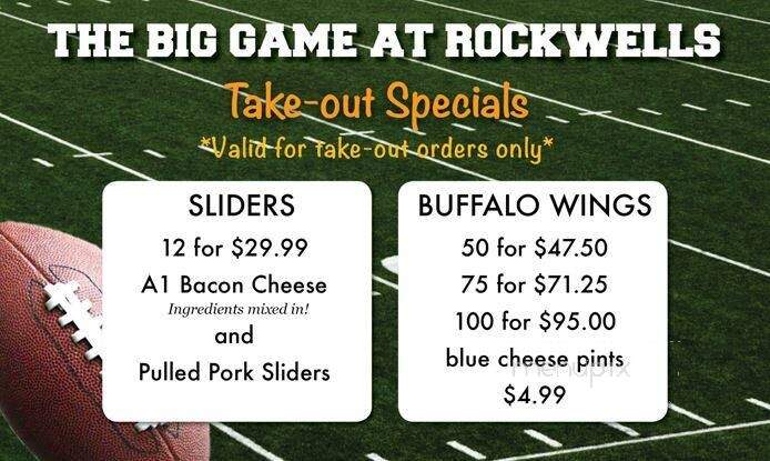 Rockwells Restaurant - Pelham, NY menu_pic