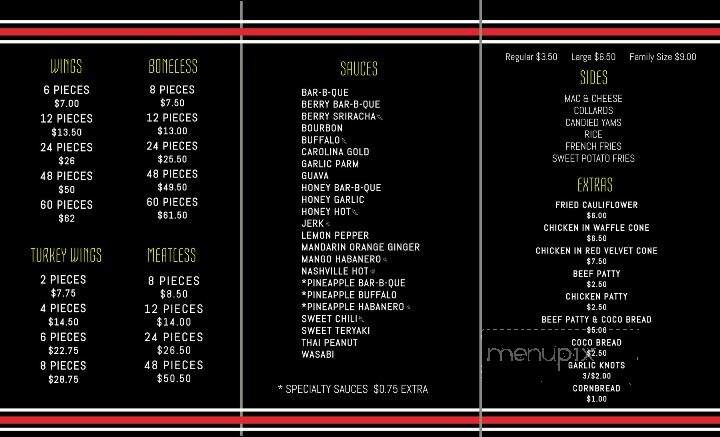 Wingz and a Prayer - Pocono Summit, PA menu_pic