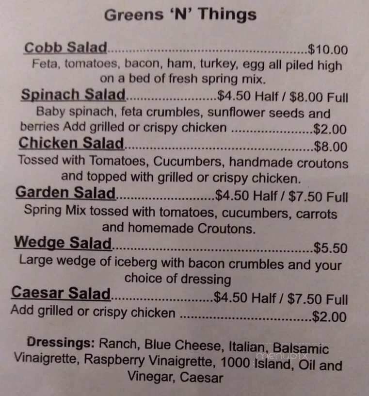CB's Tavern - Delta, CO menu_pic