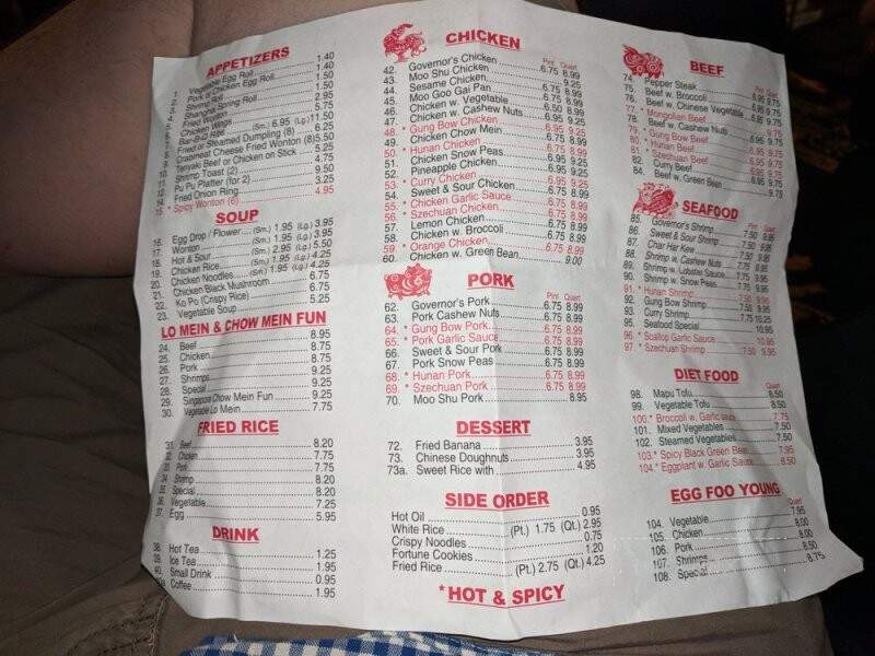 Tasty Garden - North Canton, OH menu_pic
