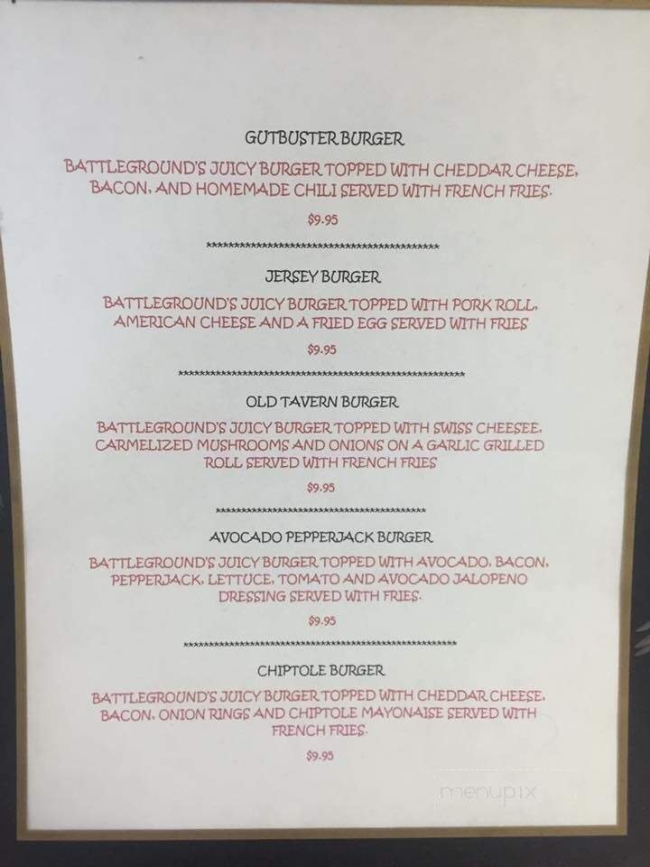 Battleground Deli - Manalapan, NJ menu_pic