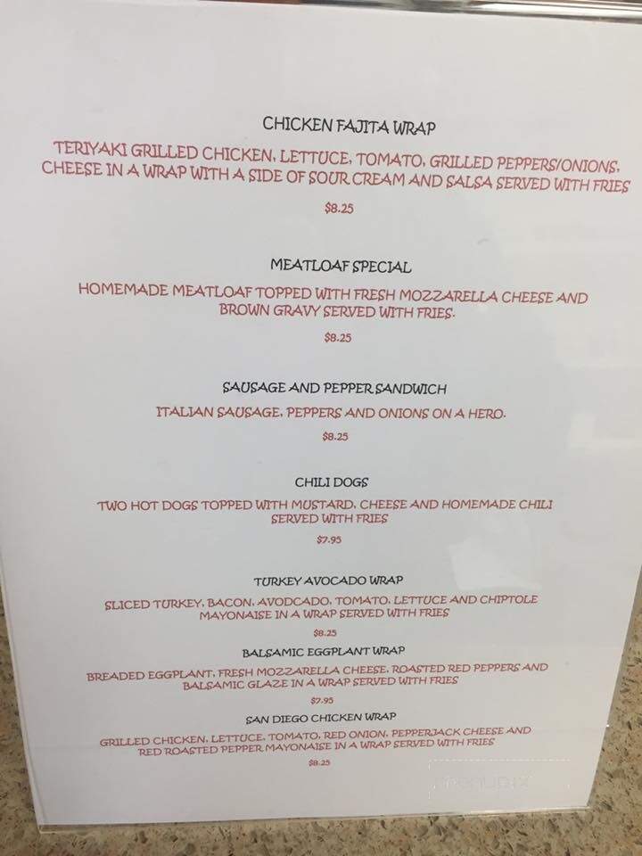 Battleground Deli - Manalapan, NJ menu_pic