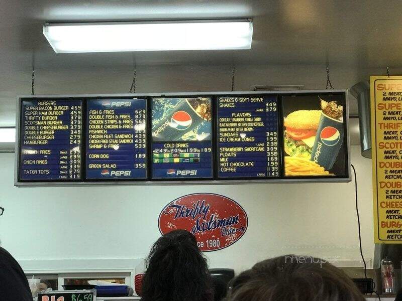 Thrifty Scotsman Drive-In - Spokane Valley, WA menu_pic