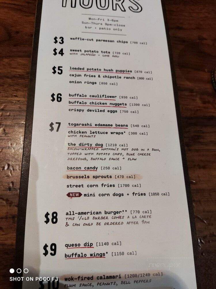Lazy Dog Restaurant & Bar - Roseville, CA menu_pic