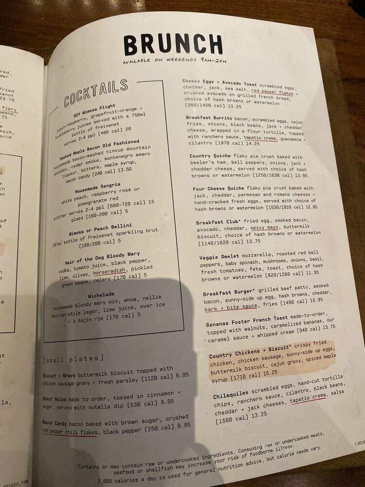 Lazy Dog Restaurant & Bar - Roseville, CA menu_pic