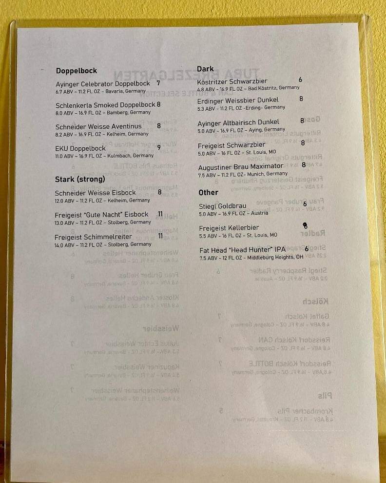 Tuba Baking - Covington, KY menu_pic