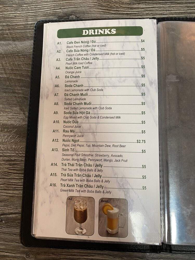 Pho Son - Wilmington, DE menu_pic