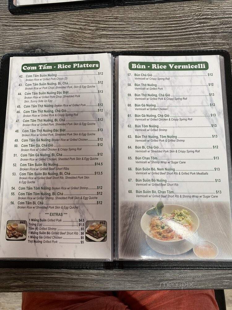 Pho Son - Wilmington, DE menu_pic