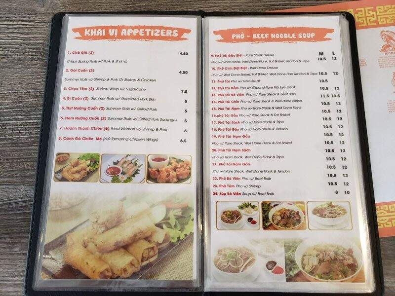 Pho Son - Wilmington, DE menu_pic