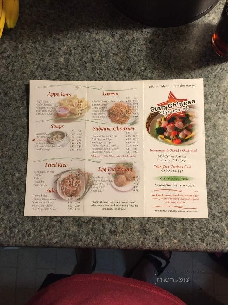 Stars Chinese Gourmet Restaurant - Essexville, MI