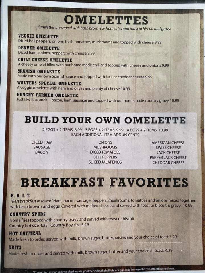 Country Boy Cafe - Athol, ID menu_pic