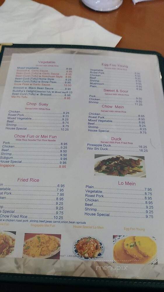 Chang Mao Chinese Restaurant - Milford, PA menu_pic