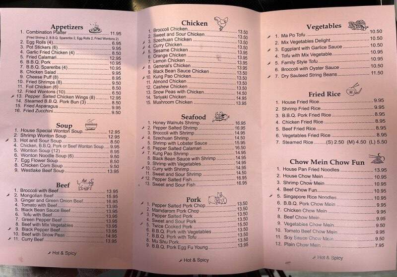 Lee's Chinese Buffet & Sea - Manteca, CA menu_pic