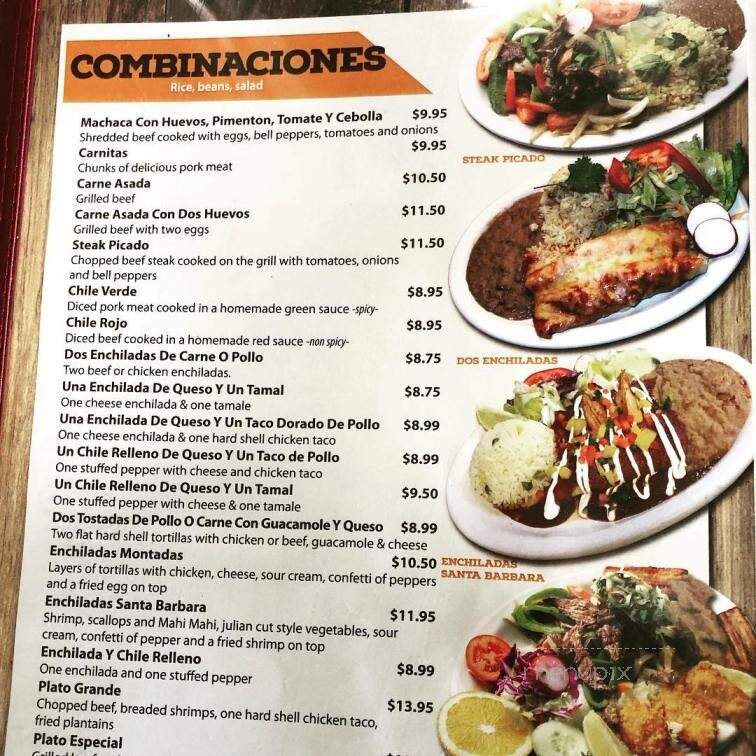 El Amoroso - Los Angeles, CA menu_pic