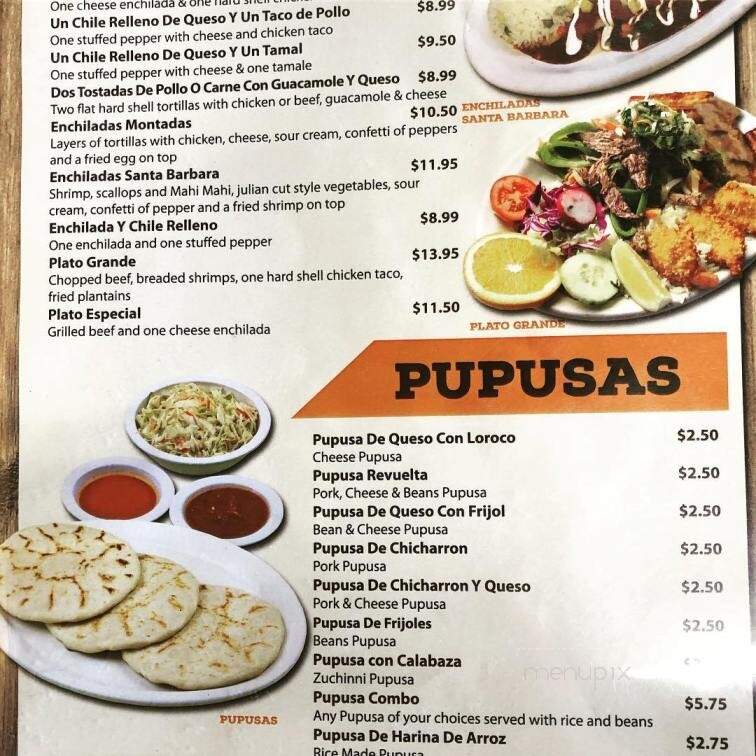 El Amoroso - Los Angeles, CA menu_pic