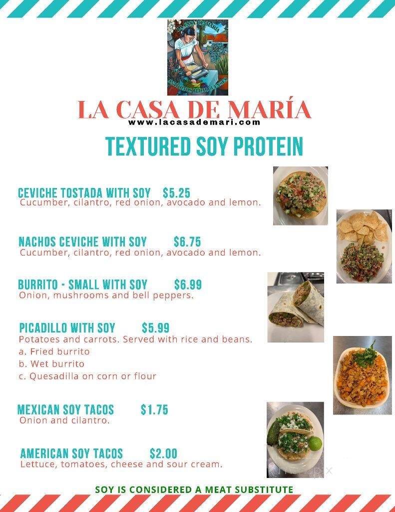 La Casa De Maria - Dowagiac, MI menu_pic