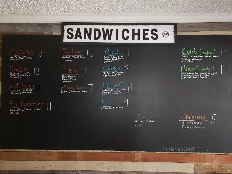 Hawk's Nest - Heath, TX menu_pic
