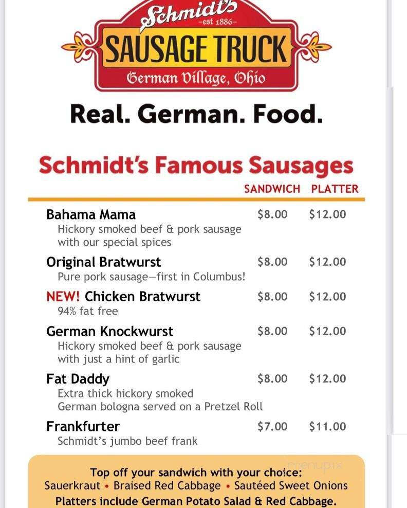 Edison Brewing - Gahanna, OH menu_pic