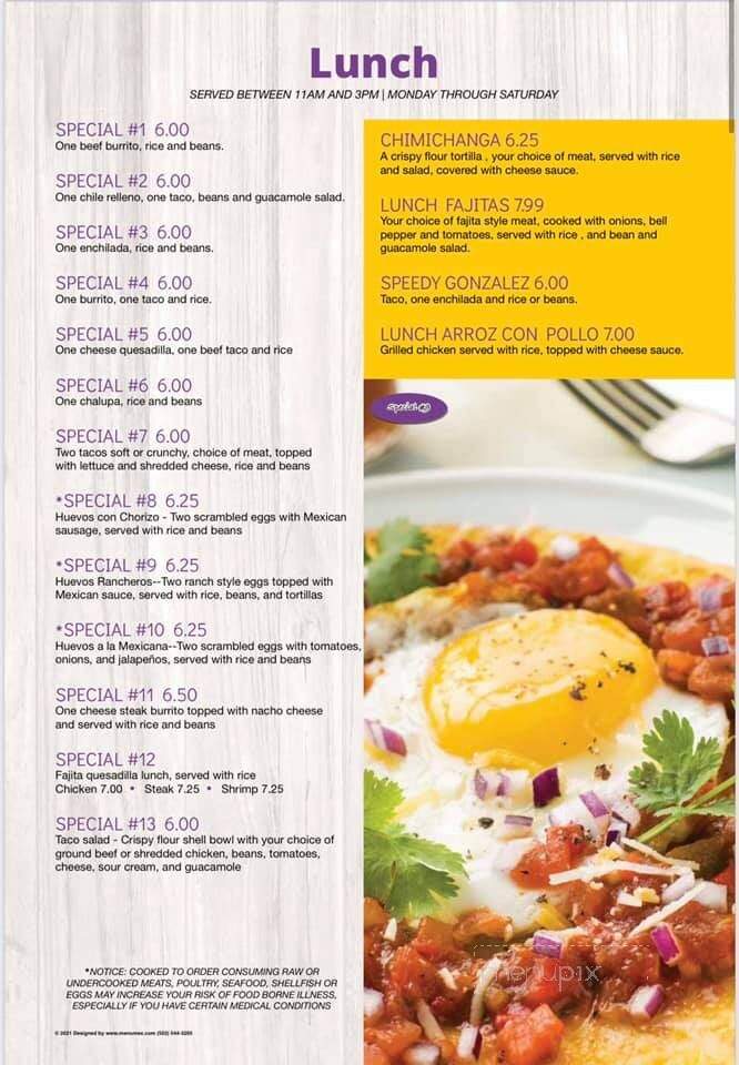 Referees Sports Bar and Grill - Dayton, TN menu_pic