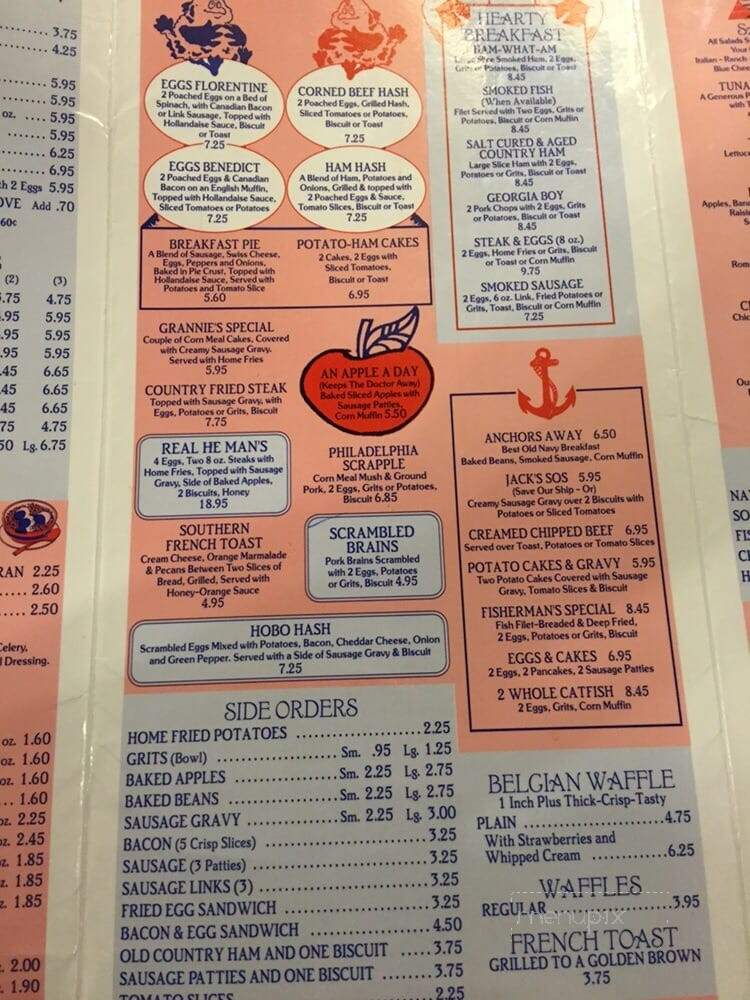 Skyway Jack's II - St Petersburg, FL menu_pic