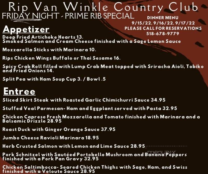 Rip Van Winkle Country Club - Palenville, NY
