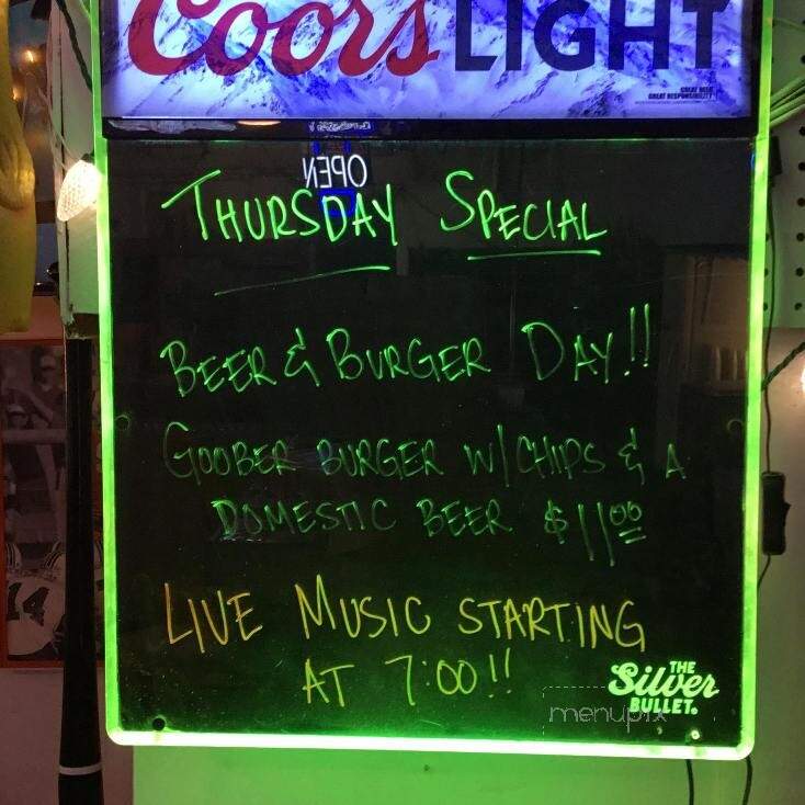 Goober's - Clemson, SC menu_pic