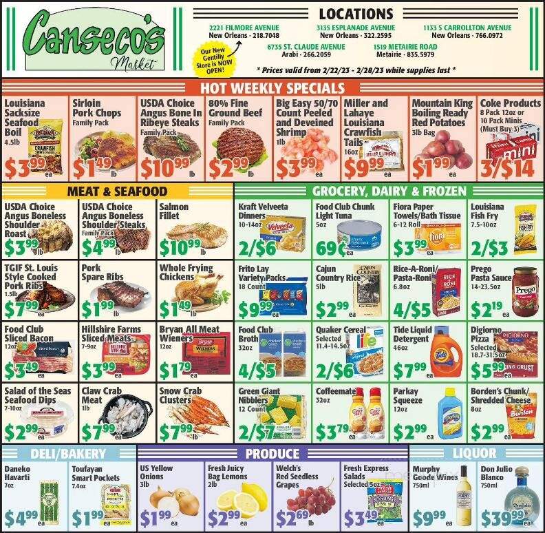 Canseco's Market - New Orleans, LA menu_pic