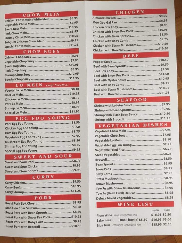 Canton Chinese Restaurant - Homestead, FL menu_pic