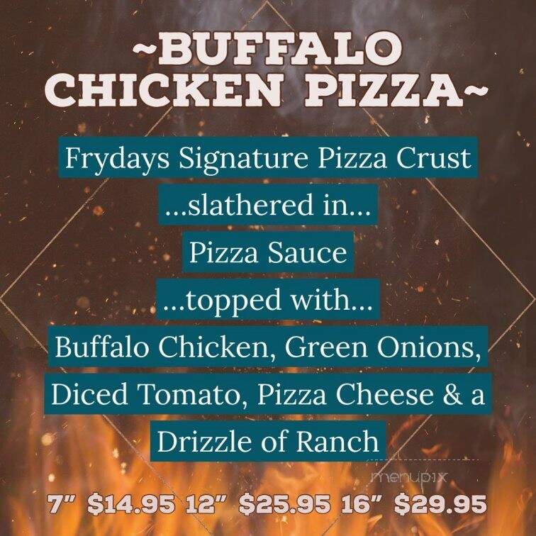 Fry-Day's Countryside Restaurant & Lounge - Teulon, MB menu_pic