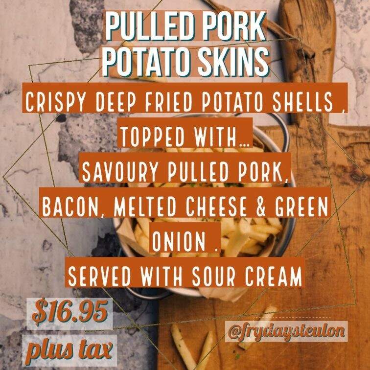 Fry-Day's Countryside Restaurant & Lounge - Teulon, MB menu_pic