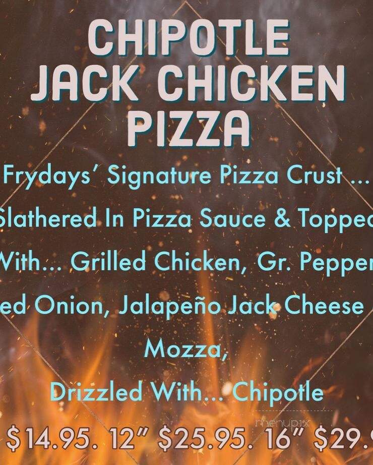 Fry-Day's Countryside Restaurant & Lounge - Teulon, MB menu_pic