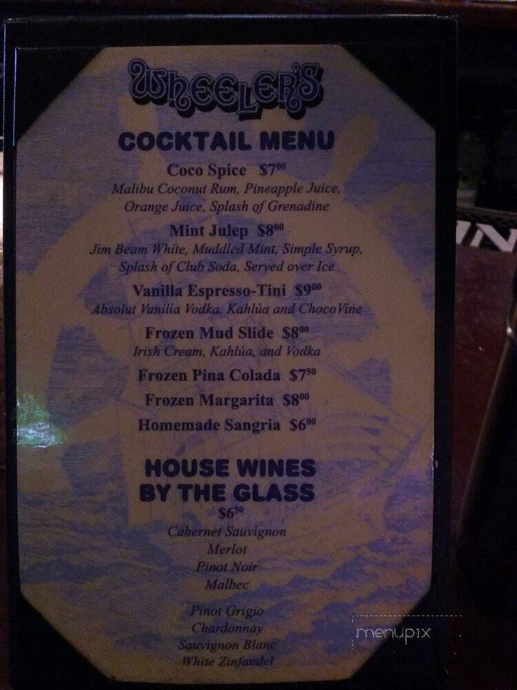 Wheeler's Restaurant - Brooklyn, NY menu_pic