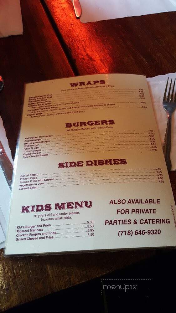 Wheeler's Restaurant - Brooklyn, NY menu_pic