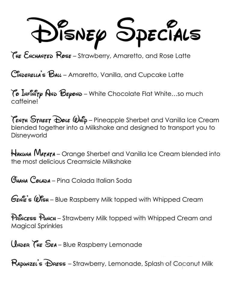 Tenth Street Coffee - Palmetto, FL menu_pic
