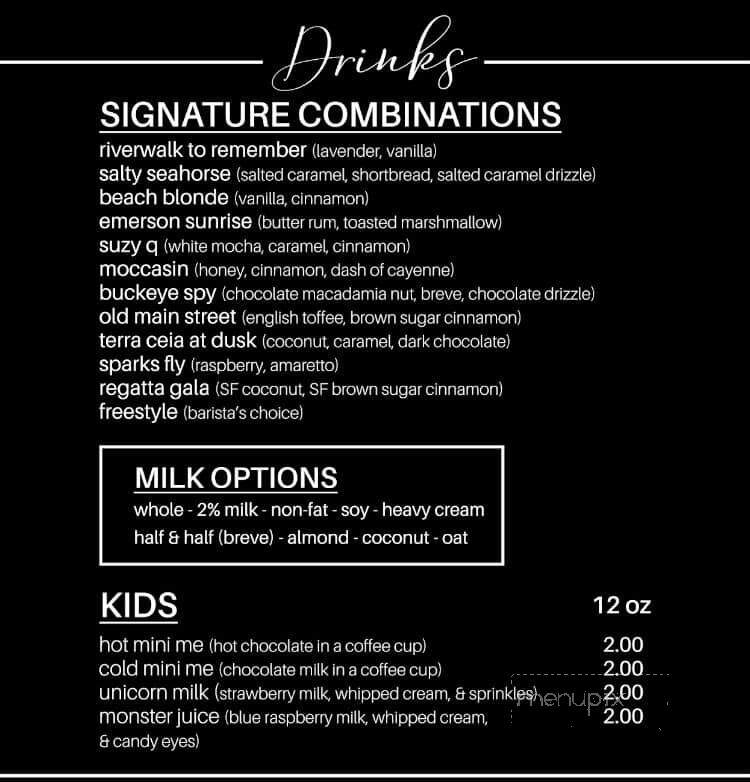 Tenth Street Coffee - Palmetto, FL menu_pic