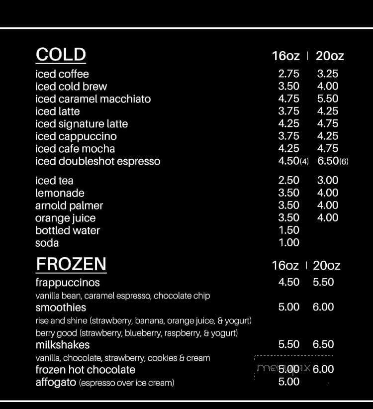 Tenth Street Coffee - Palmetto, FL menu_pic