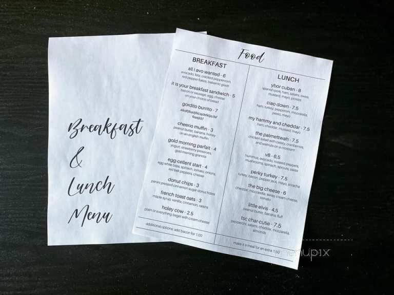 Tenth Street Coffee - Palmetto, FL menu_pic