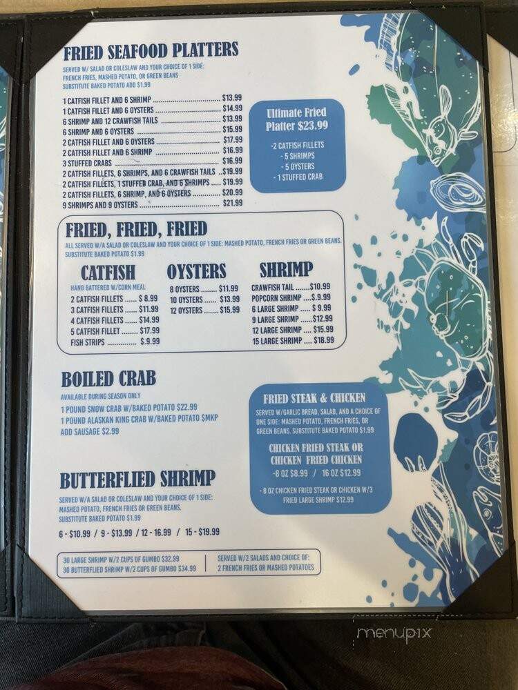 River Hills Seafood & Steak Restaurant - Sealy, TX menu_pic