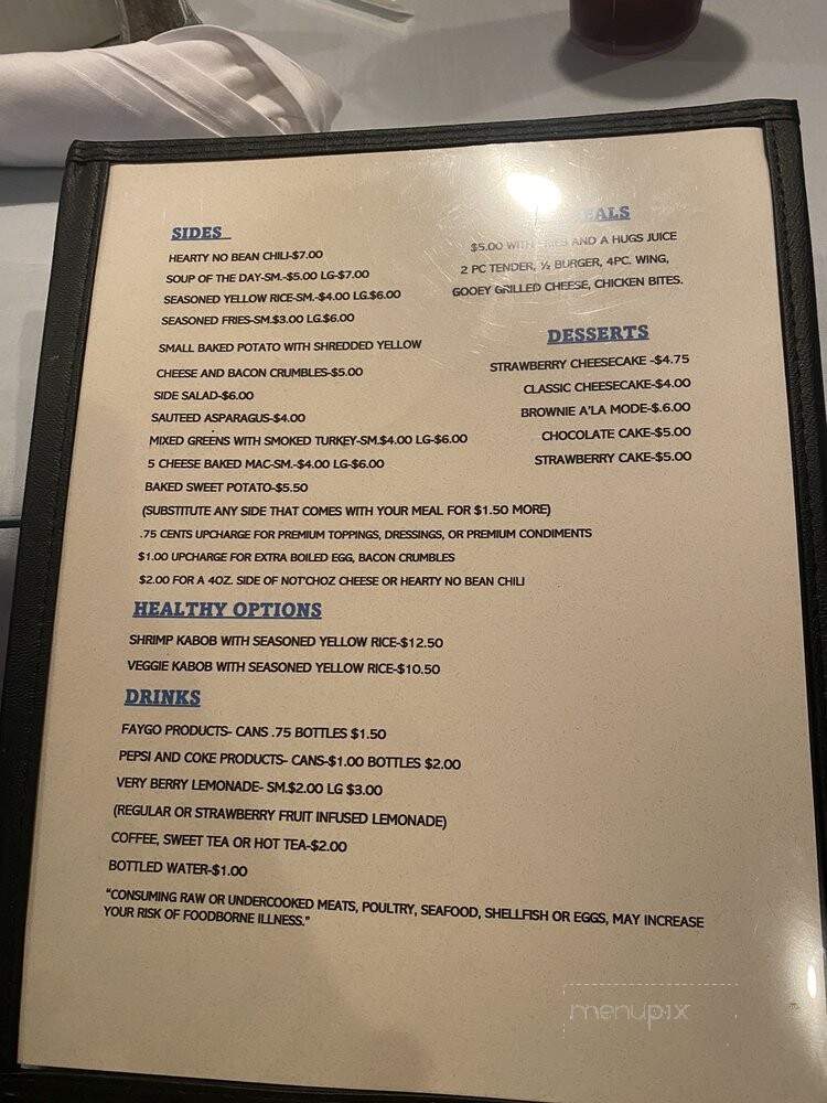 Huge Impact - Louisville, KY menu_pic