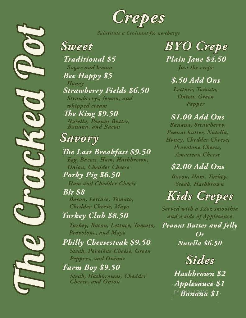 The Cracked Pot Coffee and Crepes - Middletown, OH