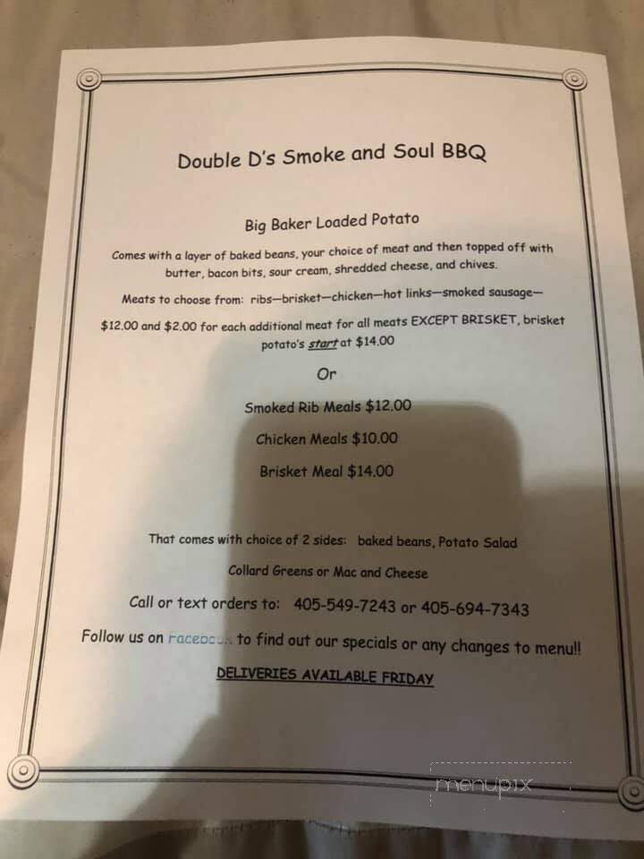 Double D's Smoke and Soul BBQ Mobile Food Truck - Oklahoma City, OK