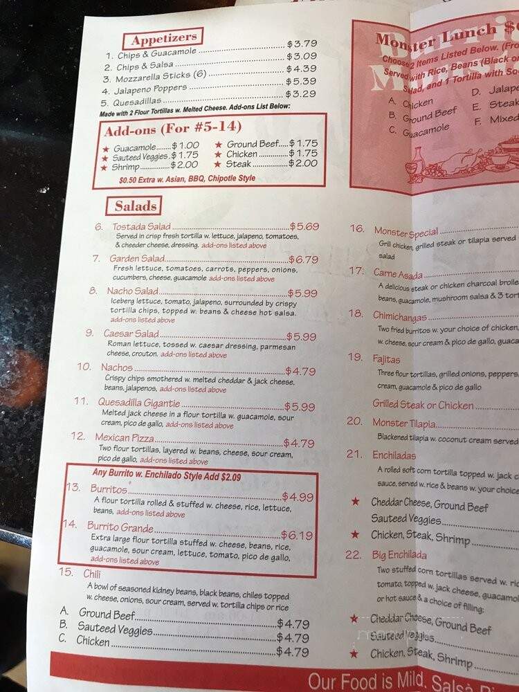Burrito Monster - Valley Stream, NY menu_pic