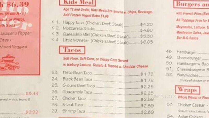 Burrito Monster - Valley Stream, NY menu_pic