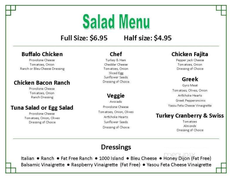 Breadboard - Buffalo, WY menu_pic