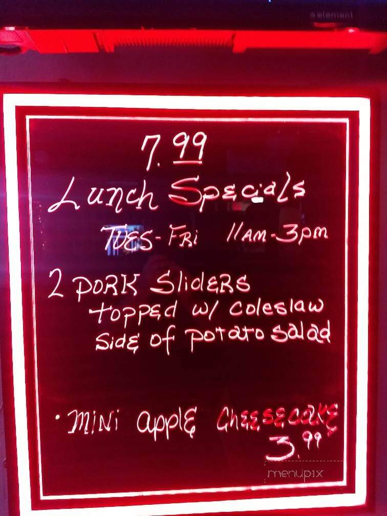Morgan Inn - Woodbine, MD menu_pic