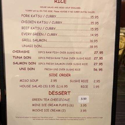 Happy Ramen and Sushi - Pinole, CA menu_pic